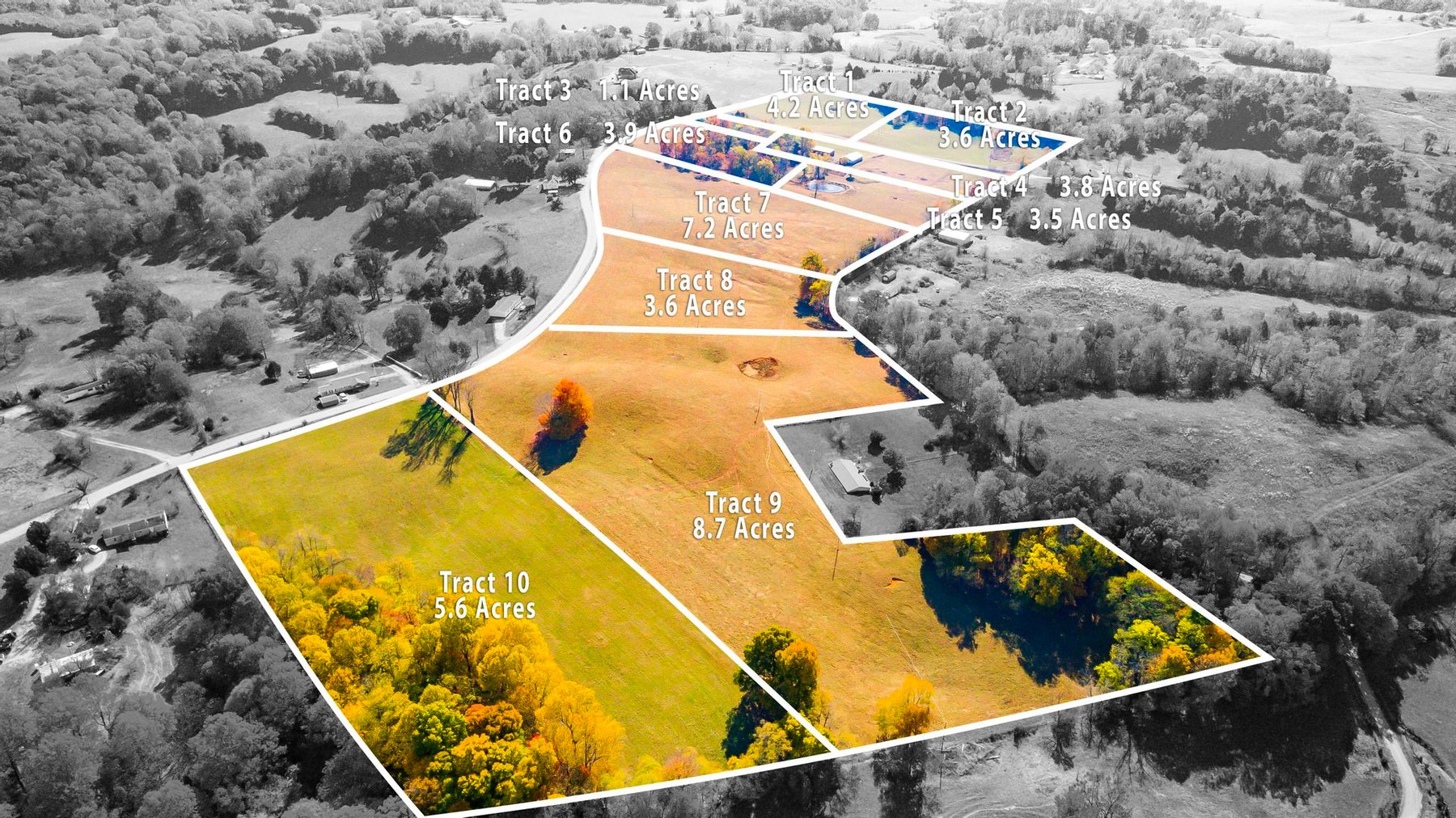 Image for Absolute Land & Home & Farm Equipment Auction-Land Offered in 10 Tracts