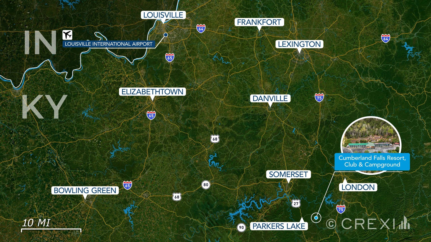 Image for Cumberland Falls Resort, Club & Campground NESTLED IN THE HEART OF SOUTHEASTERN KENTUCKY'S BEAUTIFUL DANIEL BOONE NATIONAL FOREST