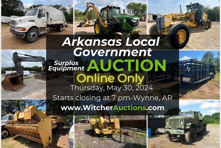 Image for Arkansas Local Governments and Agencies Surplus Equipment Auction