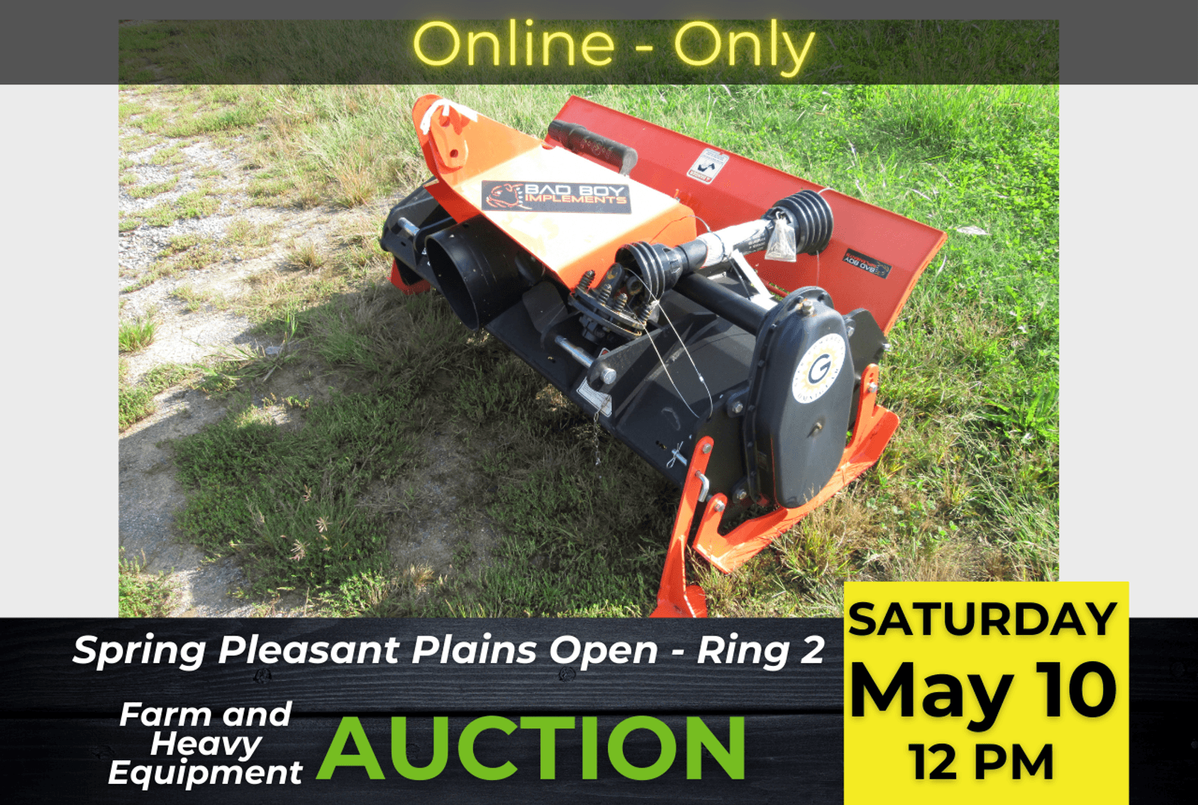 Image for Spring Pleasant Plains Open - Farm and Heavy Equipment Auction - Ring 2