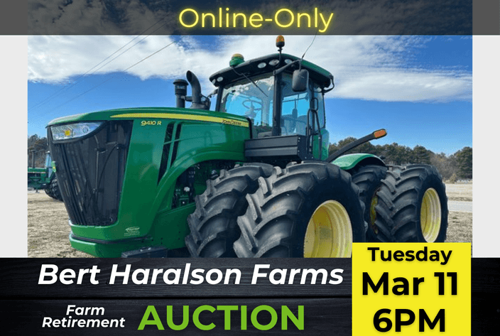 Image for Bert Haralson Farms Retirement Auction