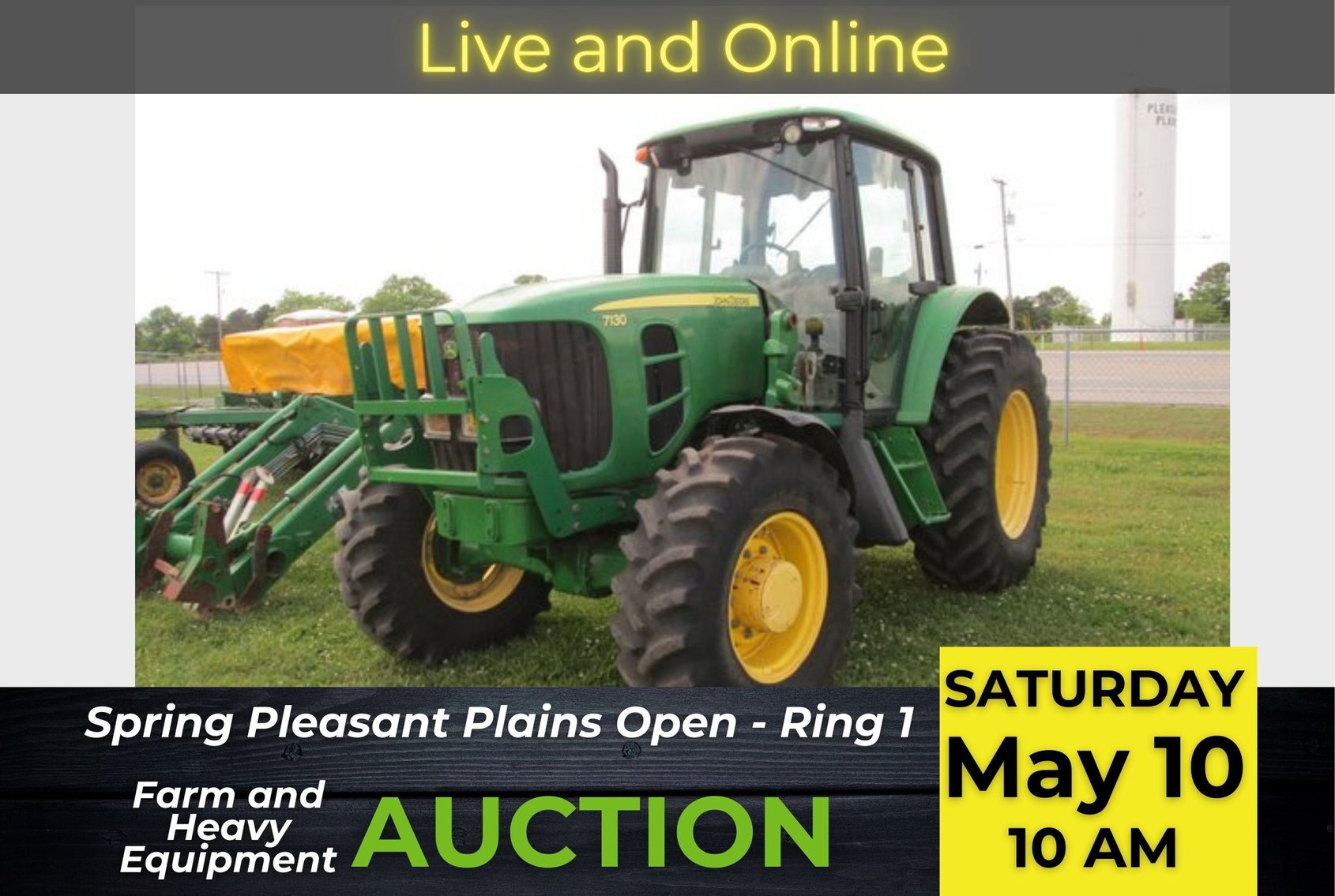 Image for Spring Pleasant Plains Open - Farm and Heavy Equipment Auction - Ring 1