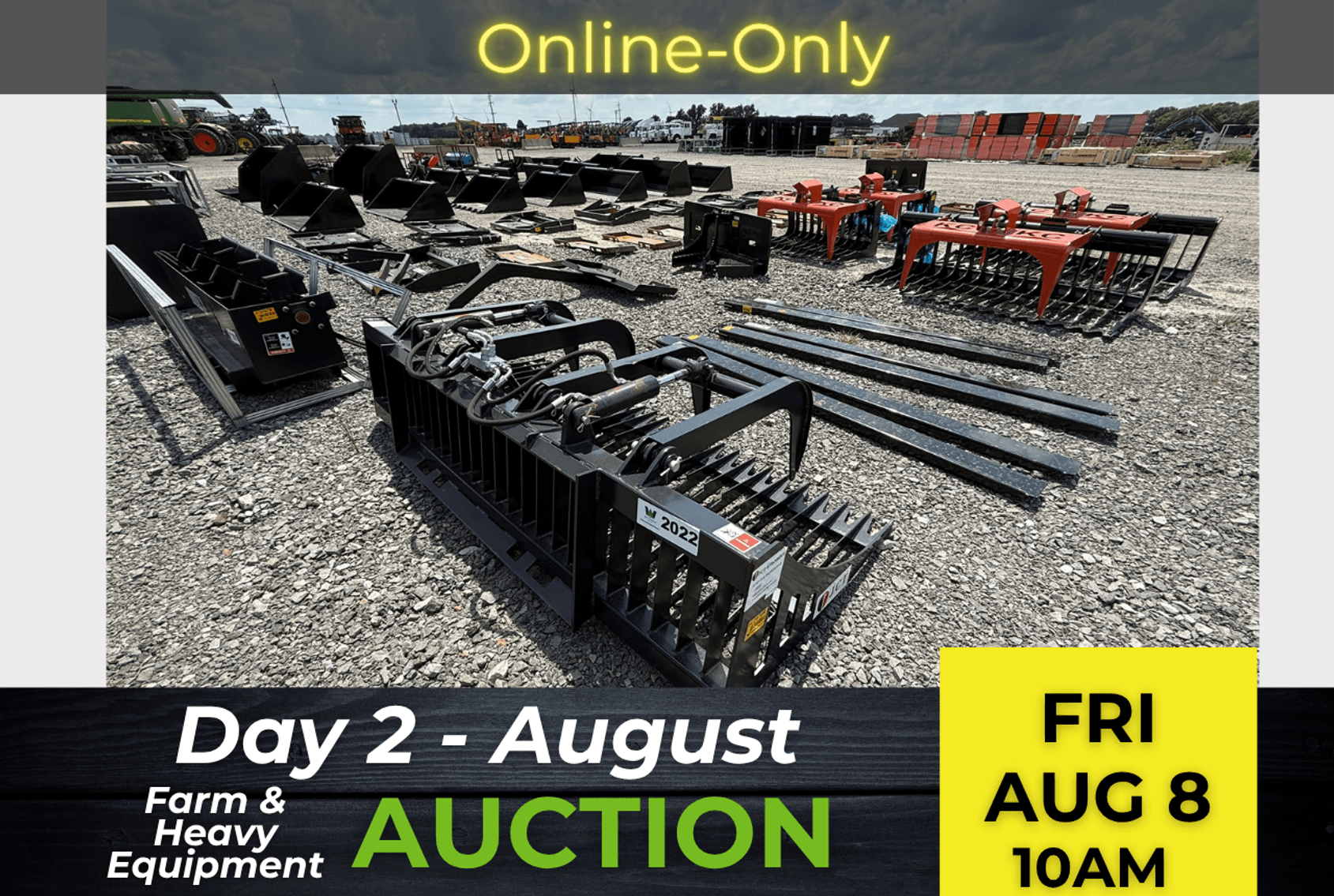 Image for Day 2 - August 2025 Open Farm and Heavy Equipment Auction