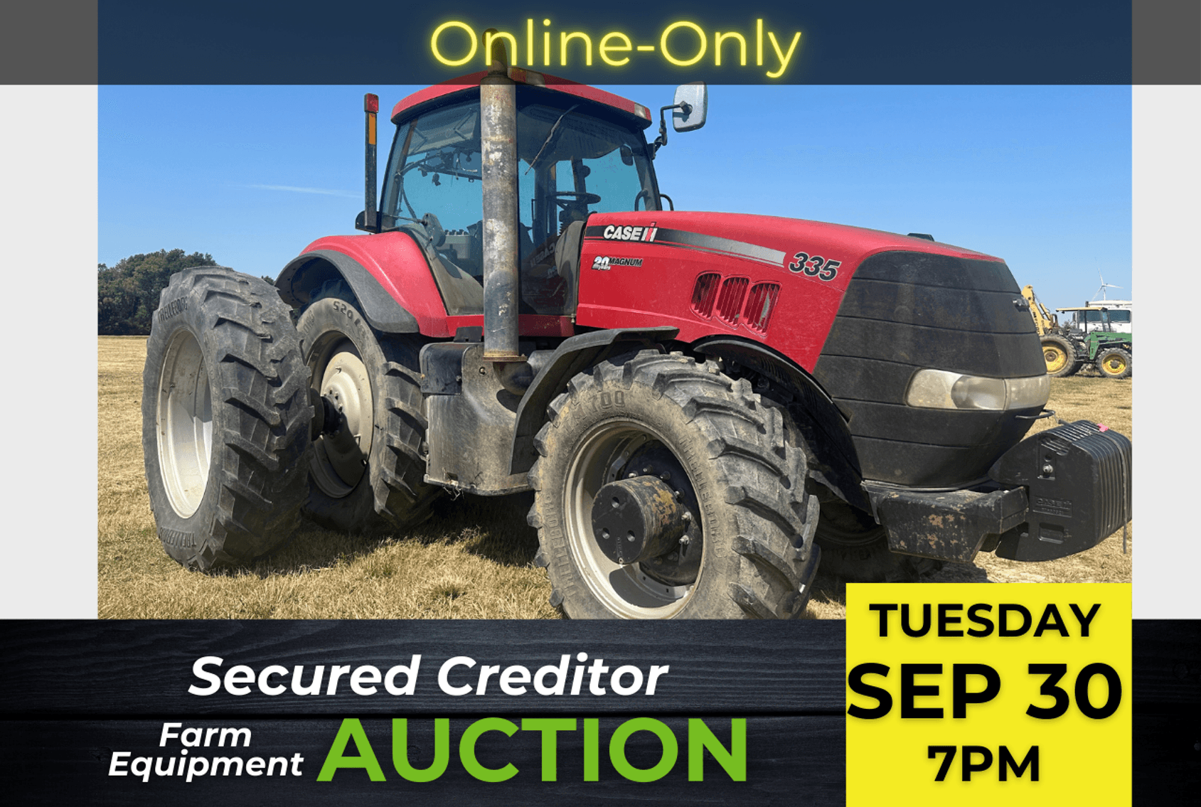 Image for Secured Creditor Farm Equipment Auction