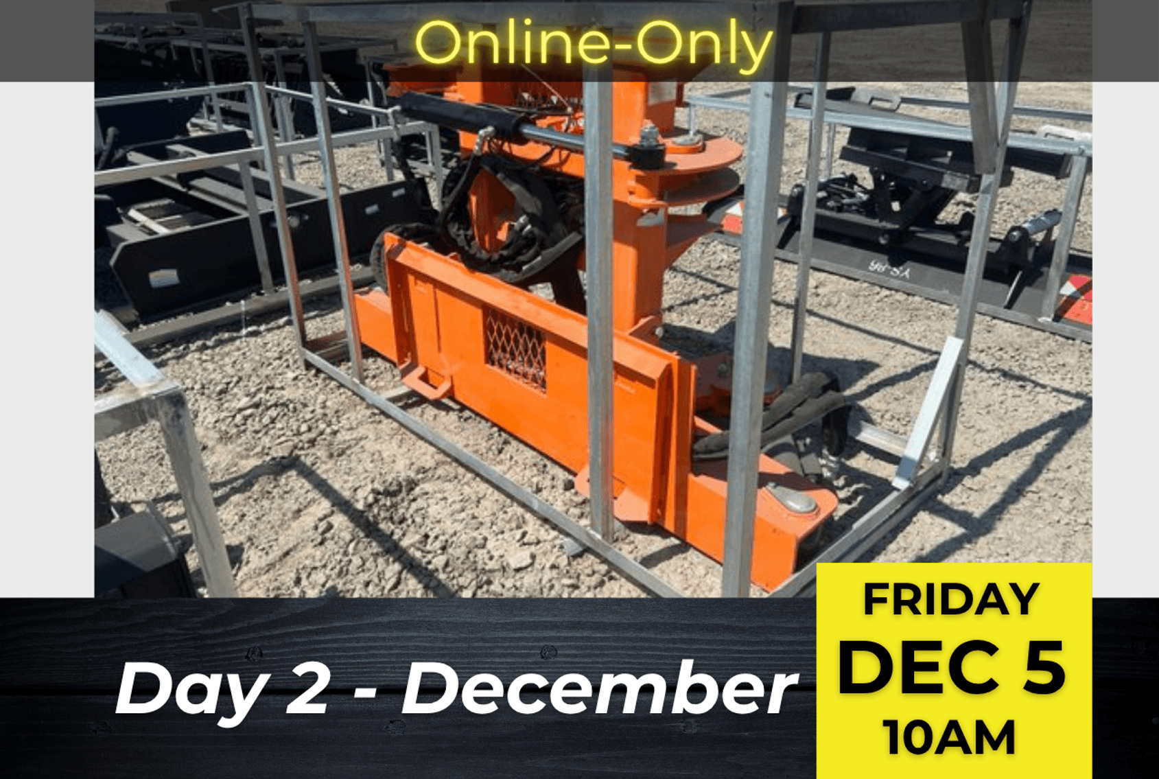 Image for Day 2 - 2025 December Open Farm and Heavy Equipment Auction