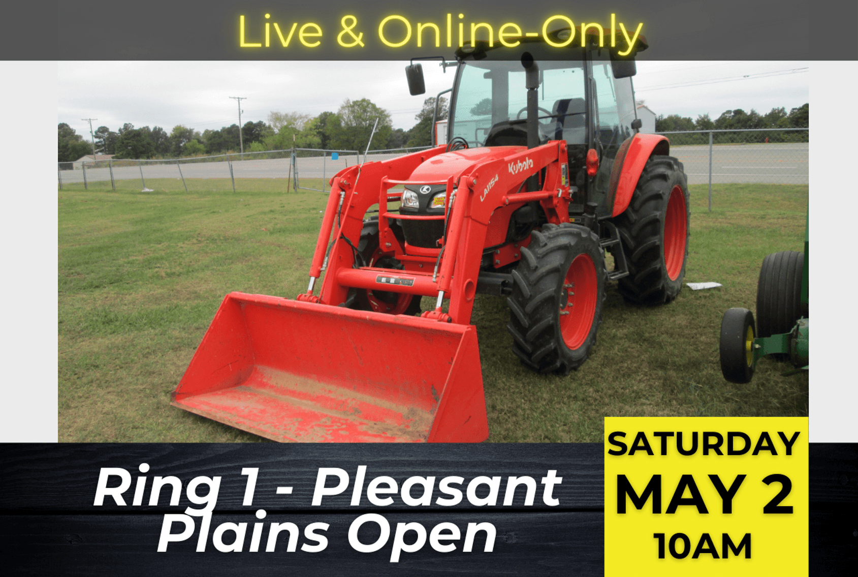 Image for Ring 1 - 2026 Spring Pleasant Plains Open Farm and Heavy Equipment Auction