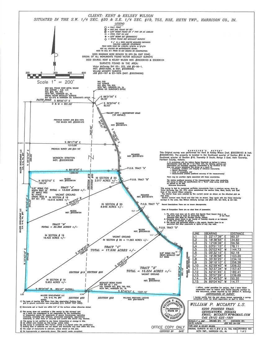 Image for 71.161 Acres Valley City Mauckport Rd SW  - ONLINE AUCTION ONLY