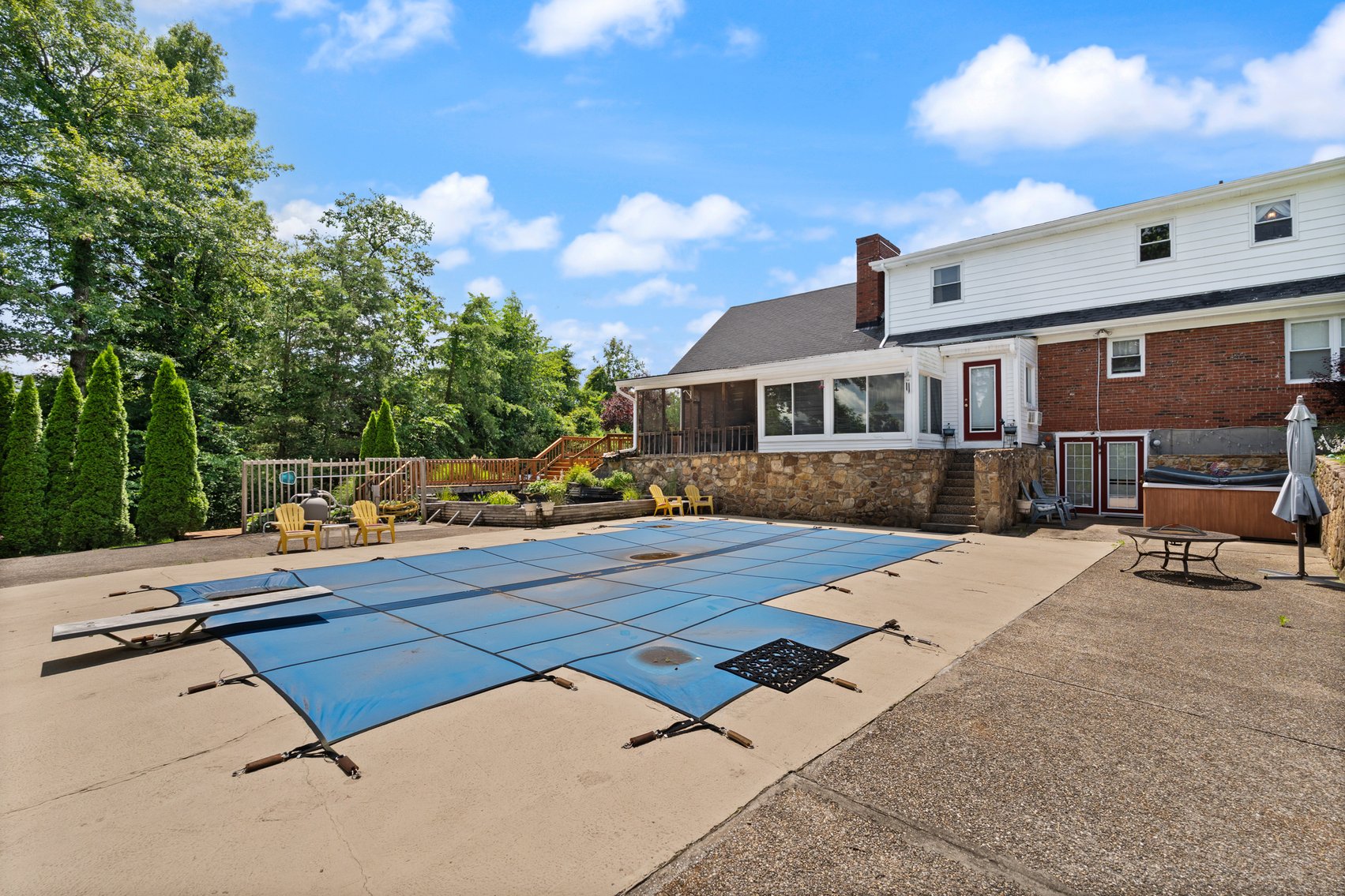 Image for Harrison County Real Estate Auction,  Cape Cod on 9.87 Acres, Inground Pool, Koi Pond & Finished Walkout - ONLINE AUCTION ONLY