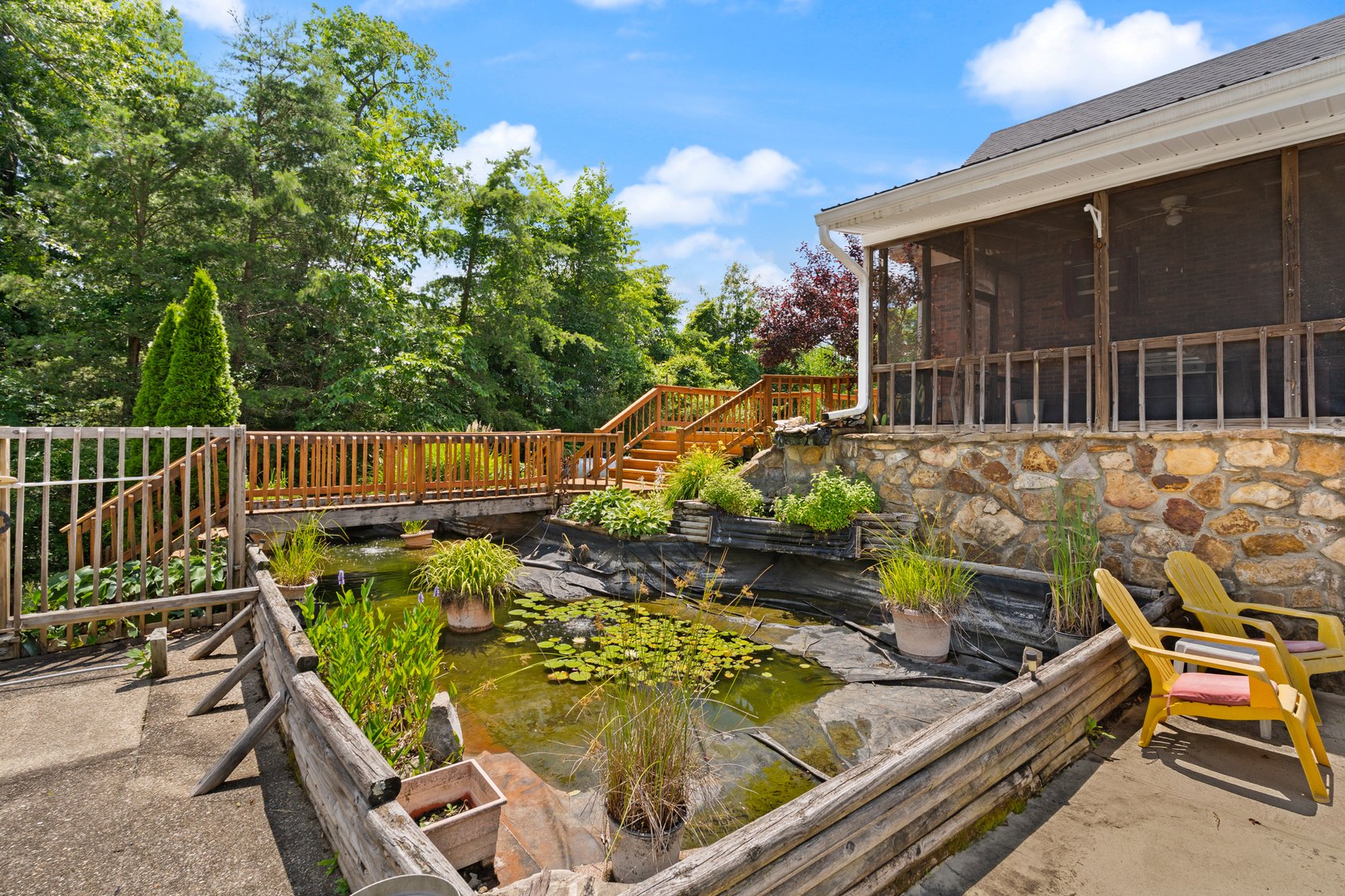 Image for Harrison County Real Estate Auction,  Cape Cod on 9.87 Acres, Inground Pool, Koi Pond & Finished Walkout - ONLINE AUCTION ONLY
