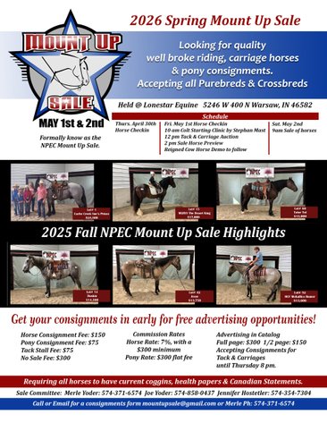 Image for Mount Up Sale, Spring 2026