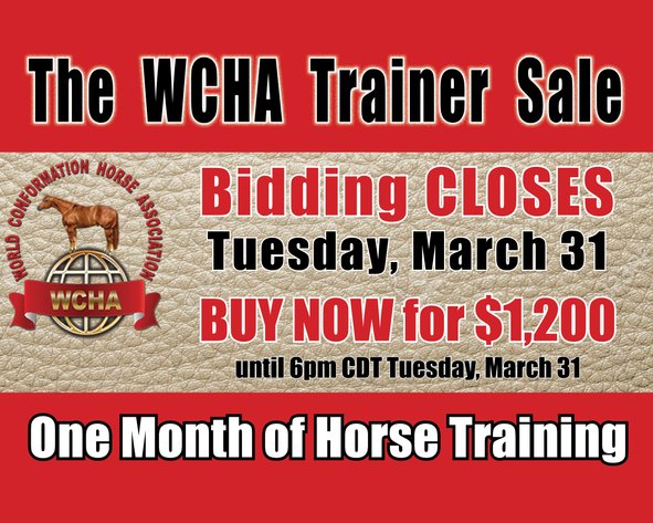 Image for 2026 WCHA Trainer Sale