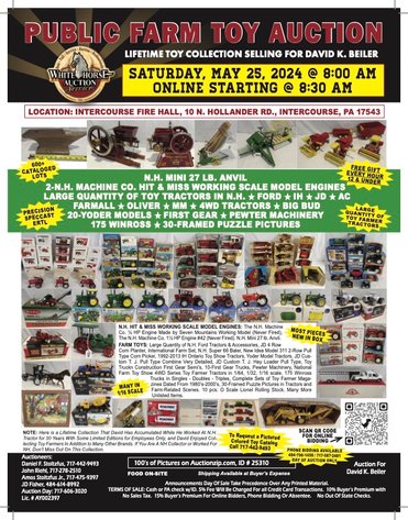 Image for Lifetime Farm Toy Collection For David K. Beiler