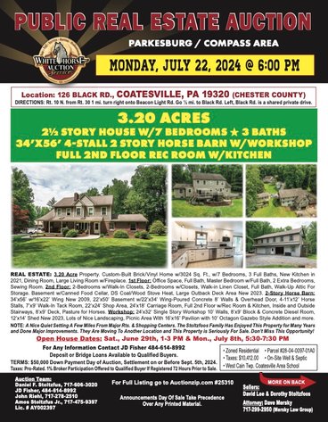 Image for Real Estate Auction for Dave and Dorothy Stoltzfoos