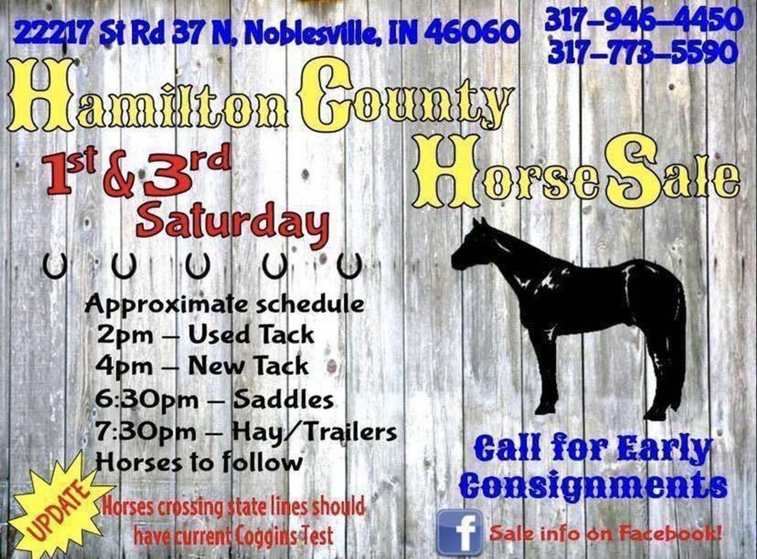 Image for Hamilton Co. Horse Sale & Tack Auction