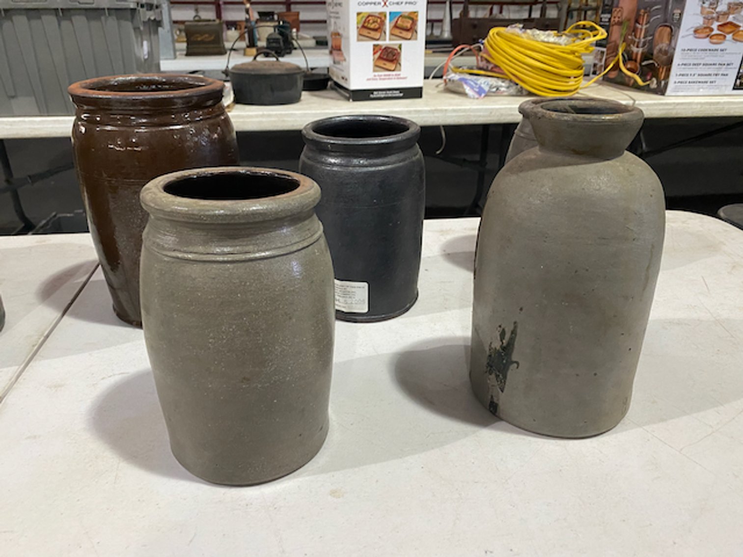 Image for Virginia Stoneware and Crocks, Tobacco Advertising, Penny Scales, Sterling Silver, Brand New Winchester mo. 94's, Antiques