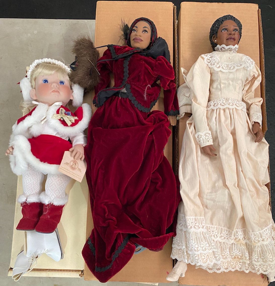 Image for Platinum Diamond Ring, Henkel Harris Furniture, Sterling Silver, Dolls, Flat Screen Monitors - Virtual Auction