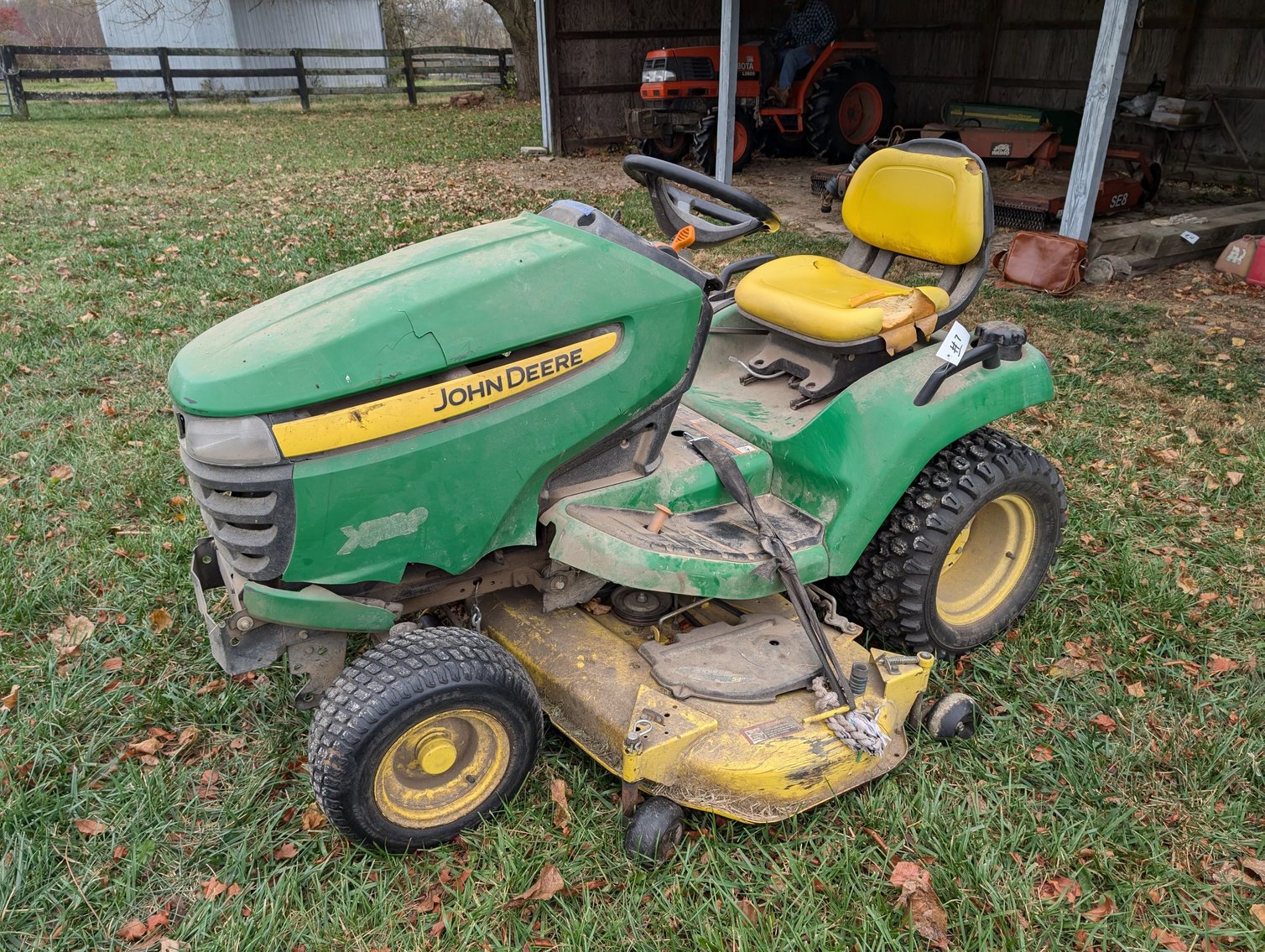 Image for Kubota Tractor, John Deere Lawn Mower, Area Rugs, Furniture, Household Items - Virtual Auction