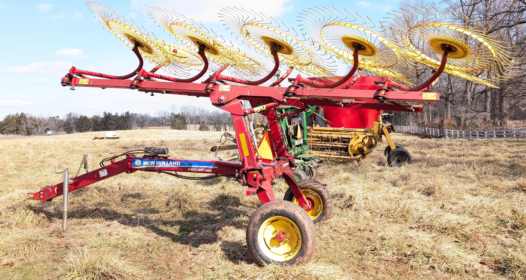 Image for Stoltzfus Hay Feeders, Anderson A380FD Mixer, Trailers, John Deere Hay Equipment - Bid In-Person or Online