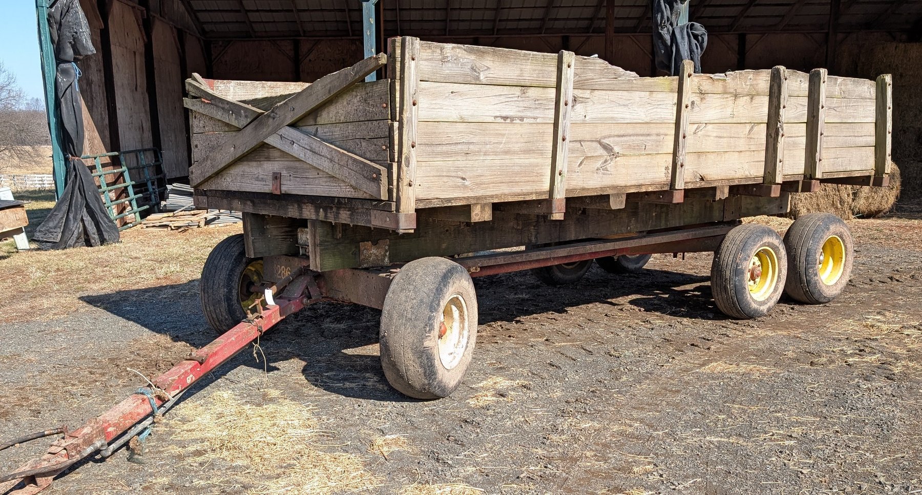 Image for Stoltzfus Hay Feeders, Anderson A380FD Mixer, Trailers, John Deere Hay Equipment - Bid In-Person or Online