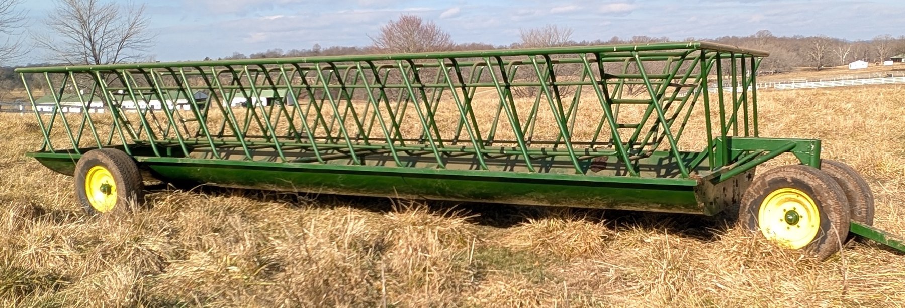 Image for Stoltzfus Hay Feeders, Anderson A380FD Mixer, Trailers, John Deere Hay Equipment - Bid In-Person or Online