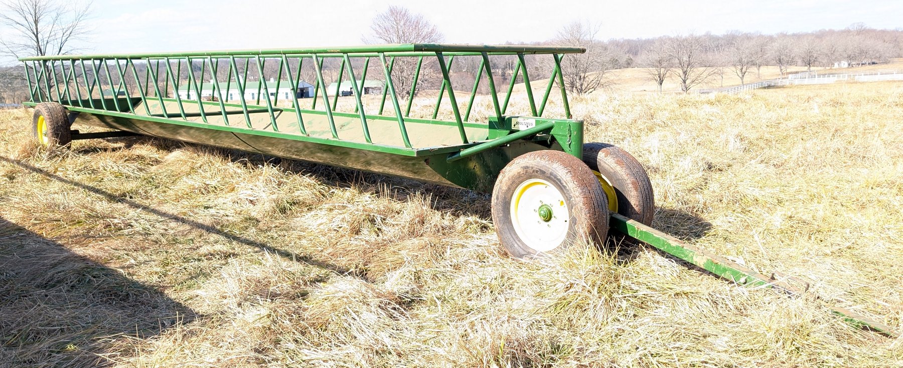 Image for Stoltzfus Hay Feeders, Anderson A380FD Mixer, Trailers, John Deere Hay Equipment - Bid In-Person or Online