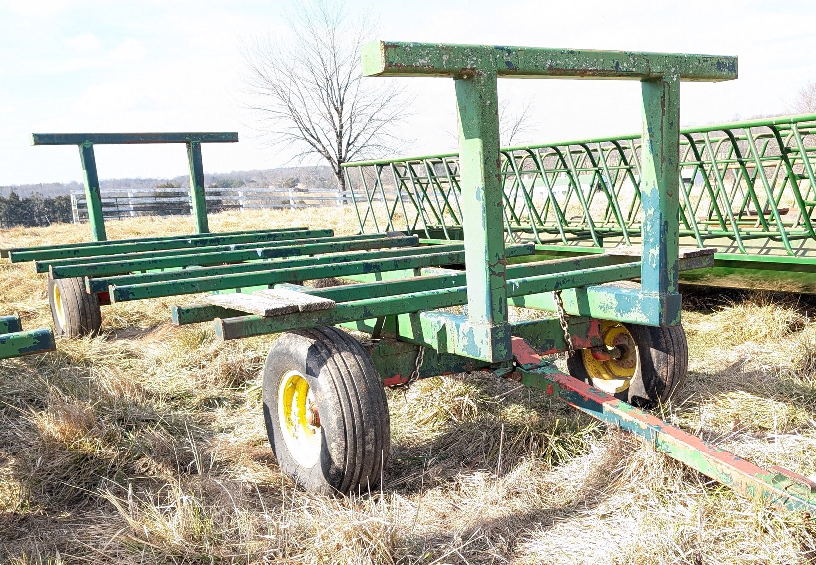 Image for Stoltzfus Hay Feeders, Anderson A380FD Mixer, Trailers, John Deere Hay Equipment - Bid In-Person or Online