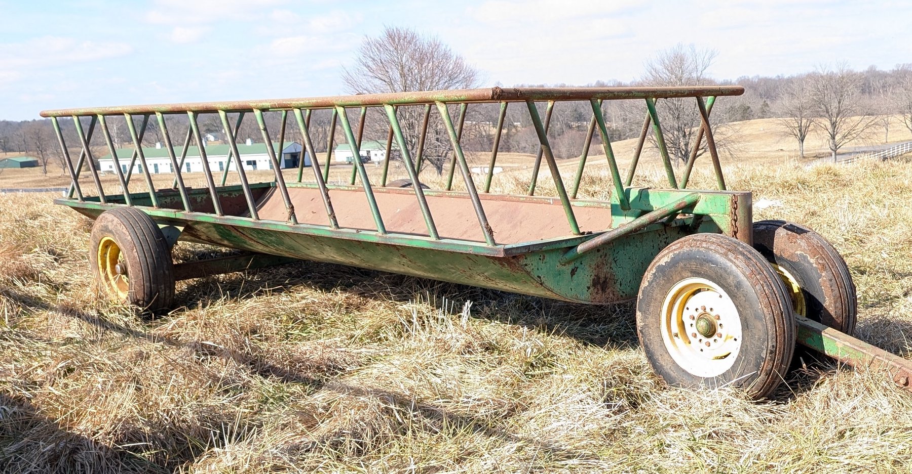 Image for Stoltzfus Hay Feeders, Anderson A380FD Mixer, Trailers, John Deere Hay Equipment - Bid In-Person or Online