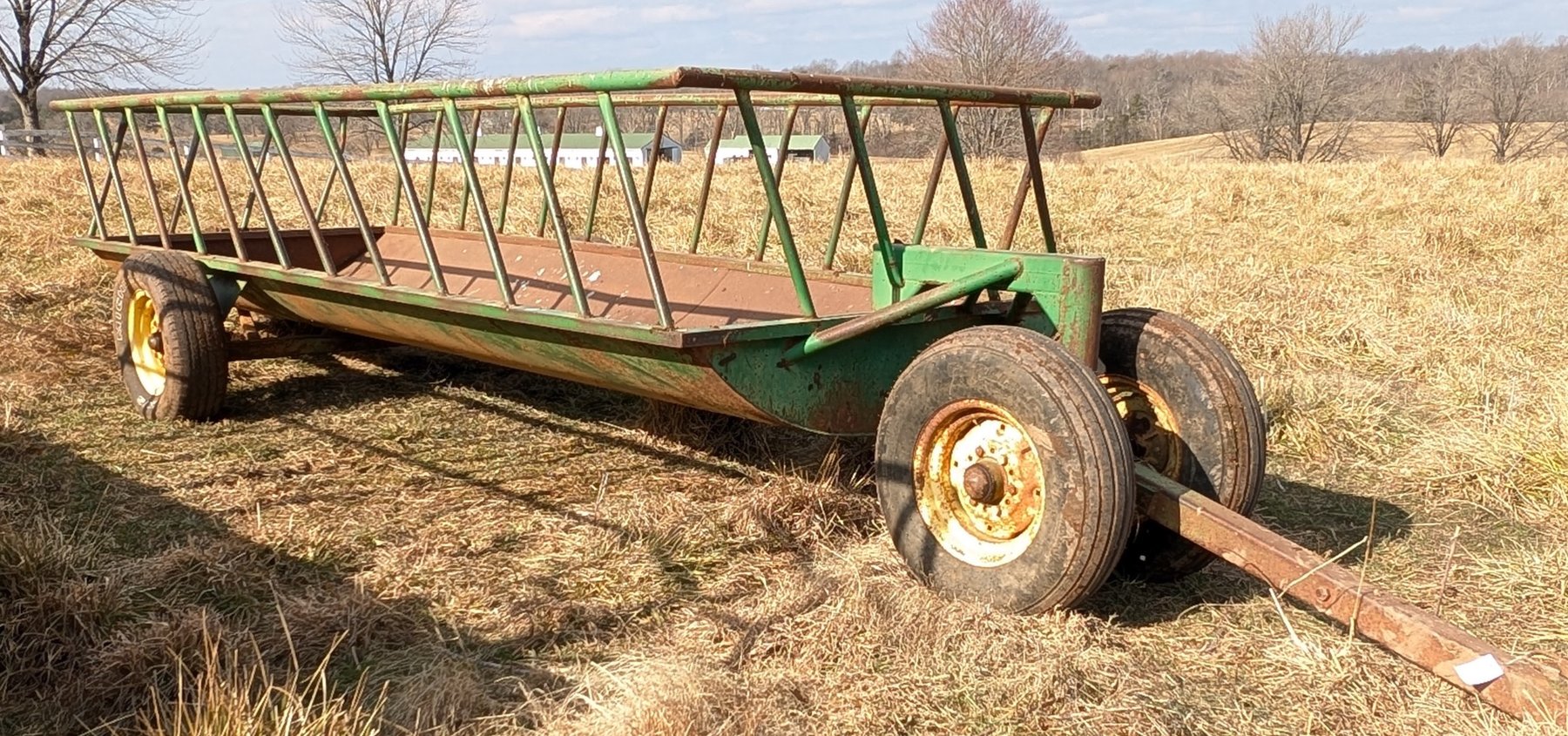 Image for Stoltzfus Hay Feeders, Anderson A380FD Mixer, Trailers, John Deere Hay Equipment - Bid In-Person or Online