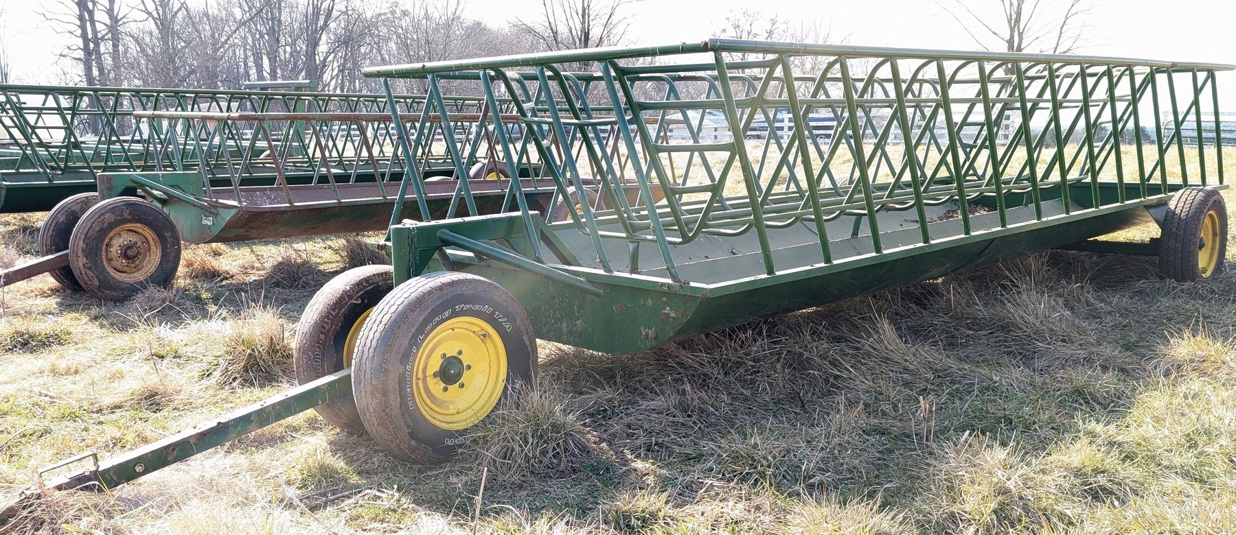 Image for Stoltzfus Hay Feeders, Anderson A380FD Mixer, Trailers, John Deere Hay Equipment - Bid In-Person or Online