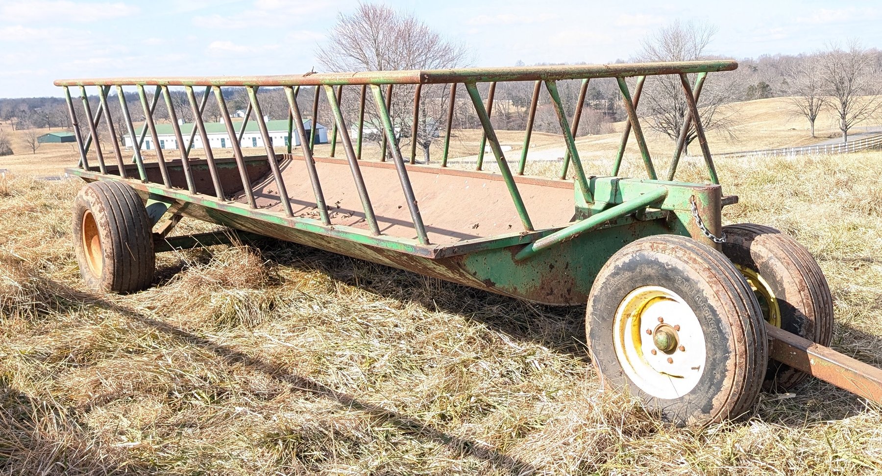 Image for Stoltzfus Hay Feeders, Anderson A380FD Mixer, Trailers, John Deere Hay Equipment - Bid In-Person or Online