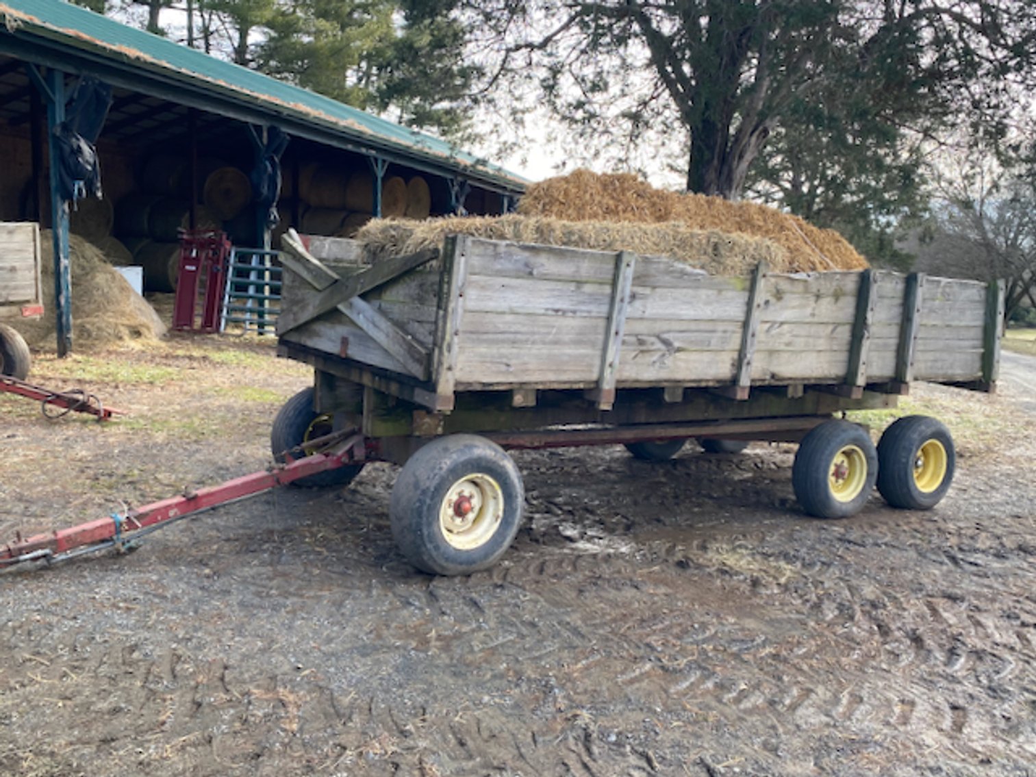 Image for Stoltzfus Hay Feeders, Anderson A380FD Mixer, Trailers, John Deere Hay Equipment - Bid In-Person or Online