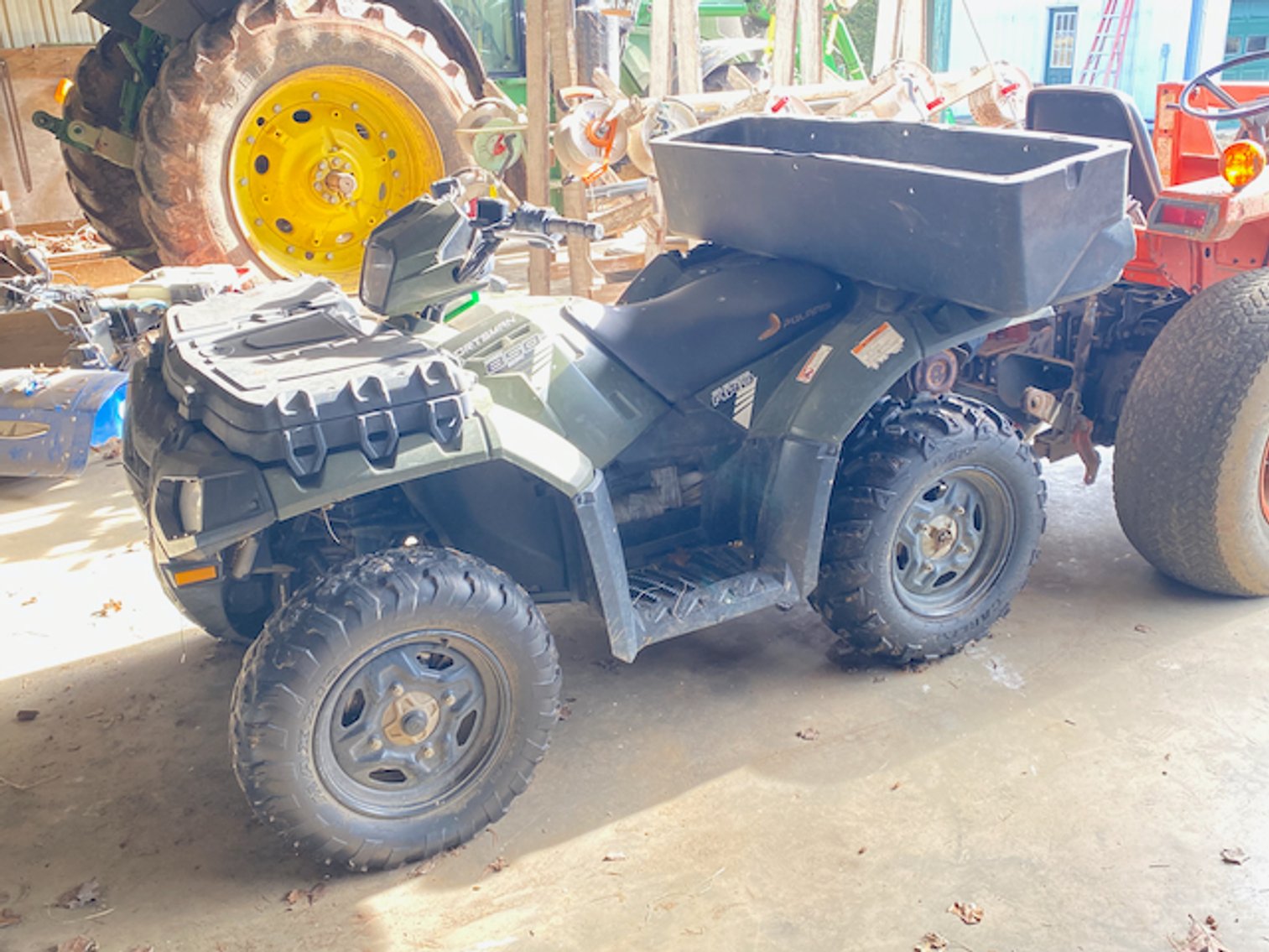 Image for Stoltzfus Hay Feeders, Anderson A380FD Mixer, Trailers, John Deere Hay Equipment - Bid In-Person or Online