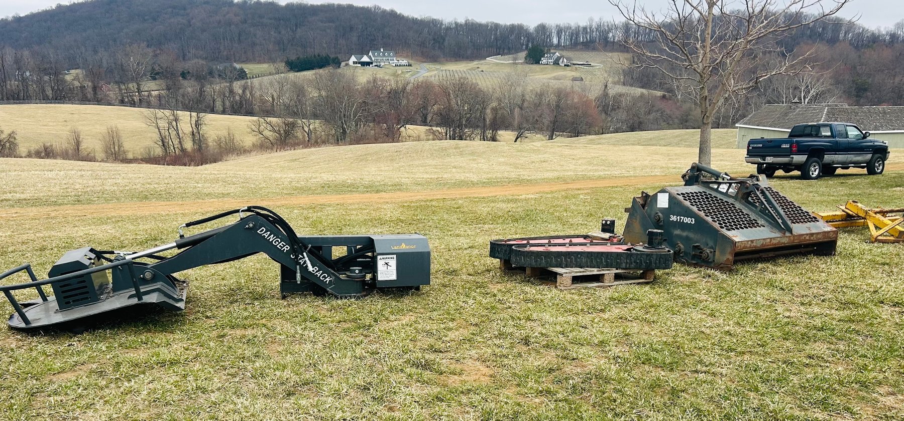 Image for Tractors, Quick Attach Implements, Skid Steer Attachment, 3 Point Implements, Landscaping Equipment, Mowers & More -- Virtual Auction