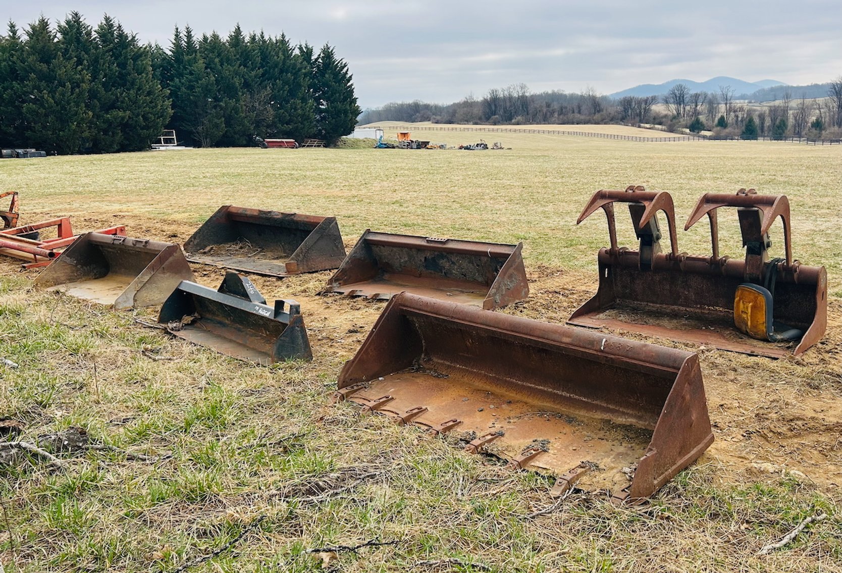 Image for Tractors, Quick Attach Implements, Skid Steer Attachment, 3 Point Implements, Landscaping Equipment, Mowers & More -- Virtual Auction