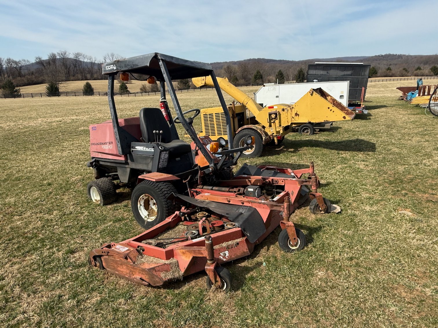 Image for Tractors, Quick Attach Implements, Skid Steer Attachment, 3 Point Implements, Landscaping Equipment, Mowers & More -- Virtual Auction