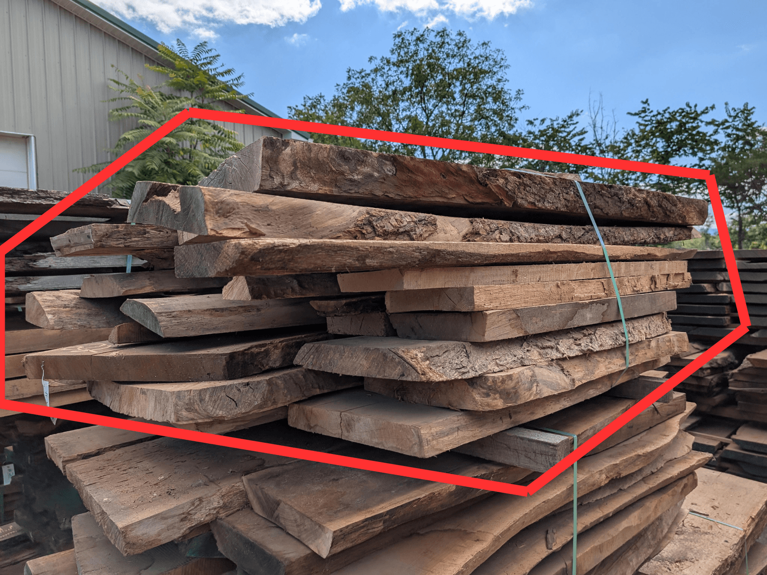 Image for Provenance Hardwoods LLC - Cut Slab Lumber Planks, Live Edge Planks, Mantle Blanks & Boards