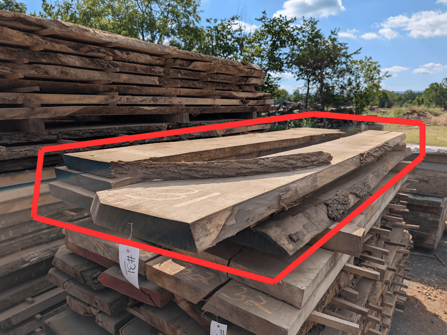 Image for Provenance Hardwoods LLC - Cut Slab Lumber Planks, Live Edge Planks, Mantle Blanks & Boards