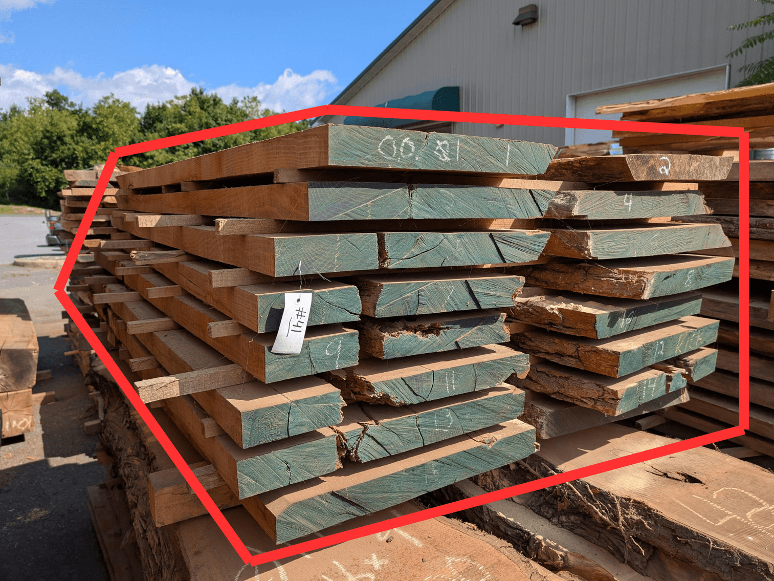 Image for Provenance Hardwoods LLC - Cut Slab Lumber Planks, Live Edge Planks, Mantle Blanks & Boards