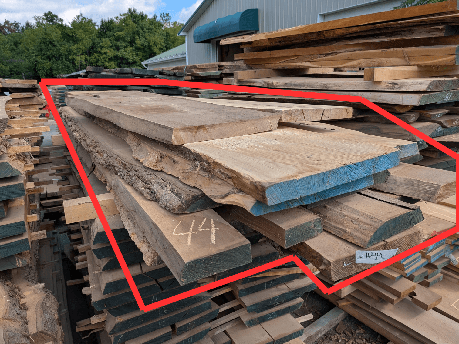 Image for Provenance Hardwoods LLC - Cut Slab Lumber Planks, Live Edge Planks, Mantle Blanks & Boards