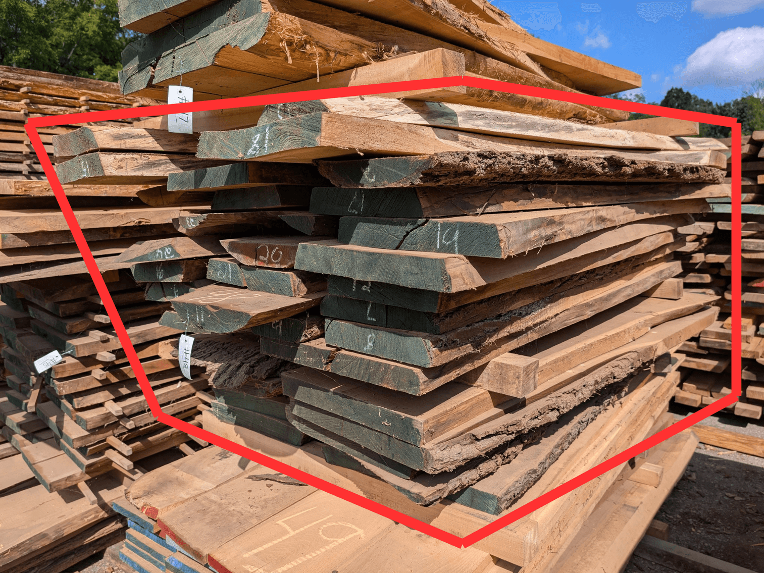 Image for Provenance Hardwoods LLC - Cut Slab Lumber Planks, Live Edge Planks, Mantle Blanks & Boards