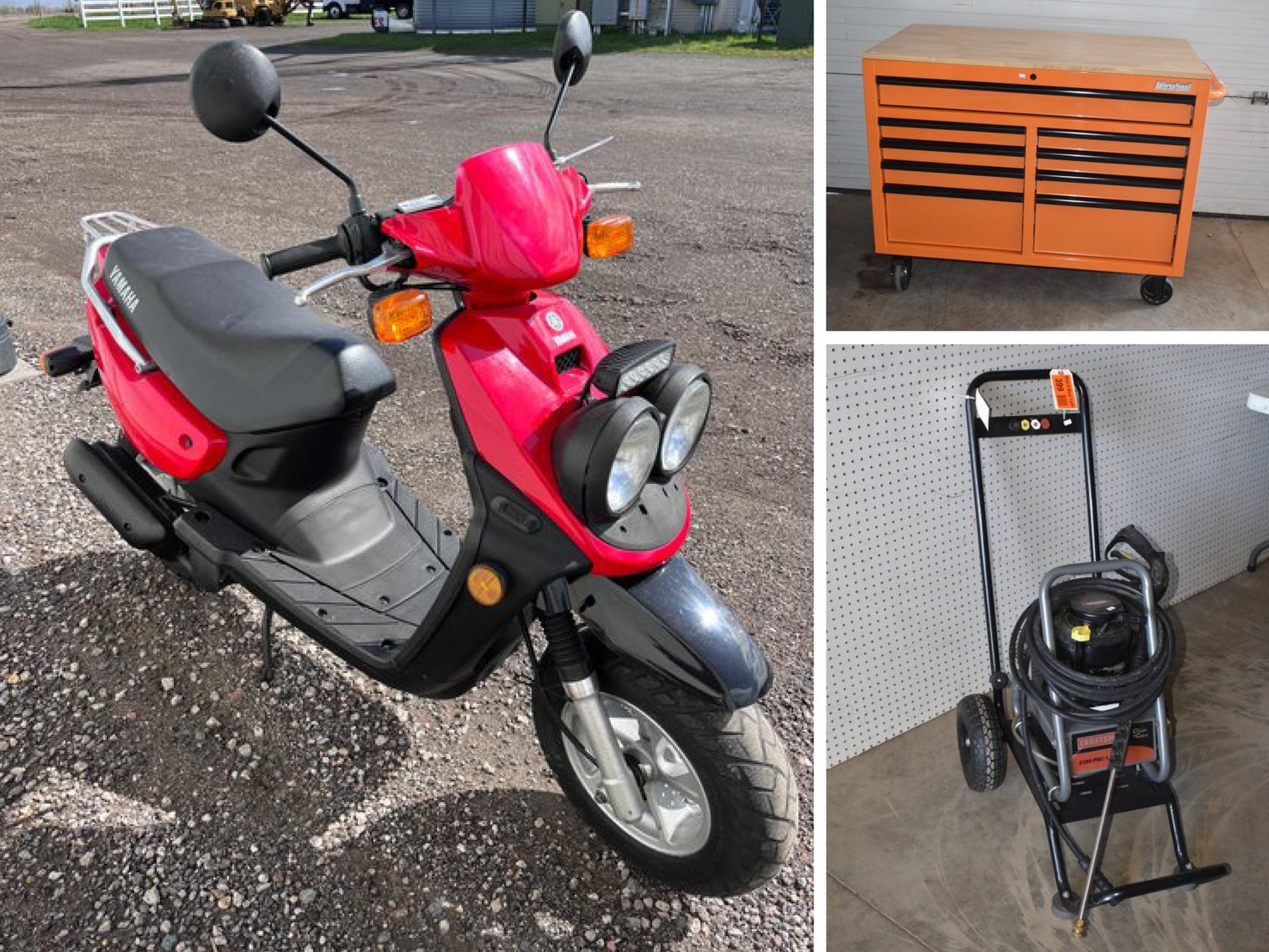 2004 Yamaha Scooter, Tools & Tires