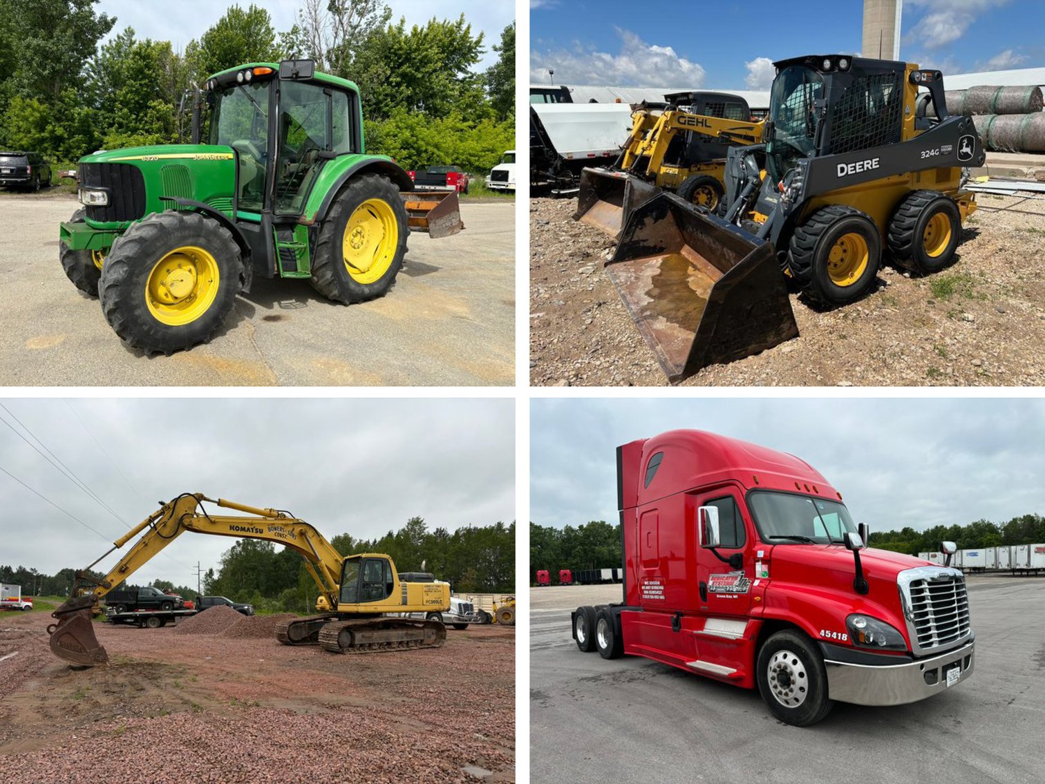 WI & MN Multiple Locations Construction & AG Equipment Auction