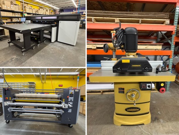 Image for 2023 Shop Sabre, Printing Equipment, & New Powermatic Woodworking Machines (152916)