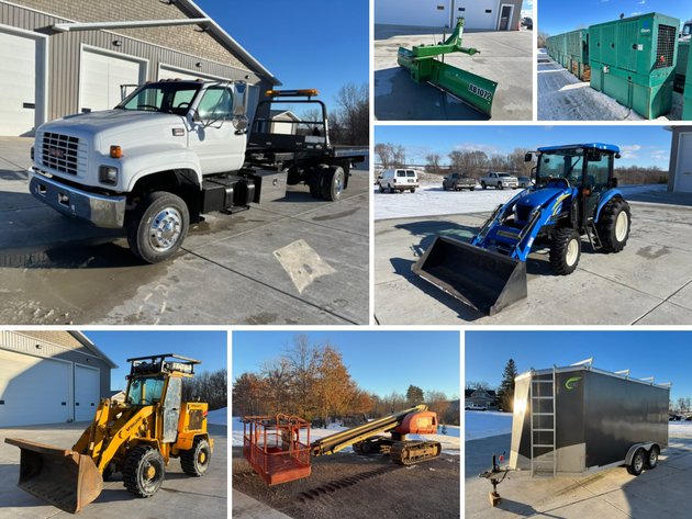 Image for Surplus Construction & Ag Equipment, 2000 GMC C6500 Rollback