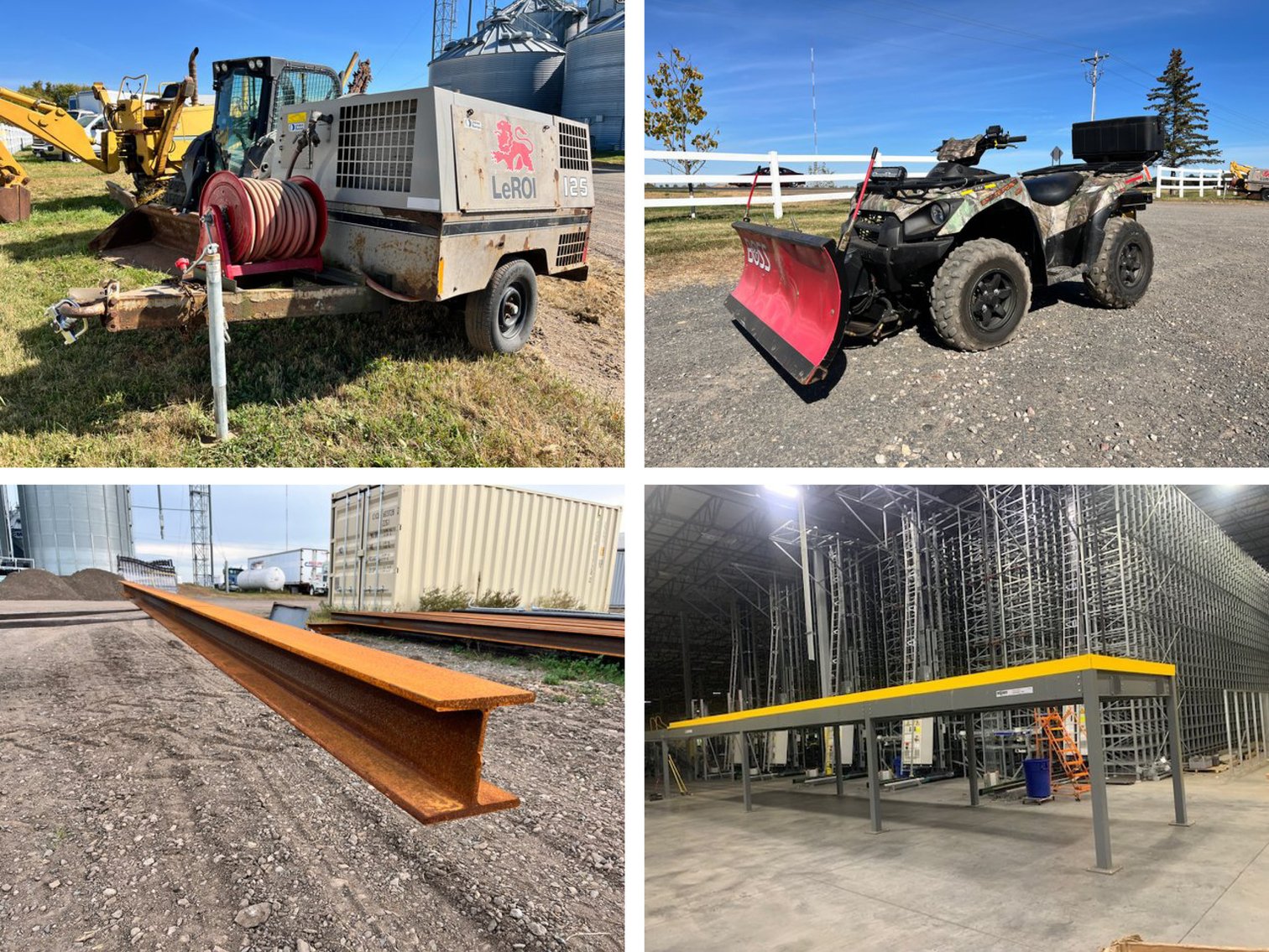 Material Handling Equipment, Snow Removal Equipment, I-Beams, Welders, Tools (129272)