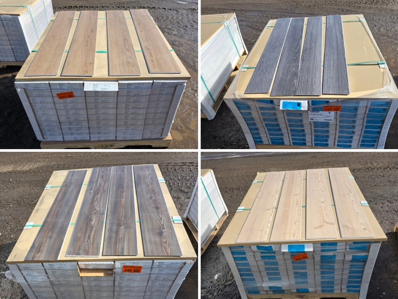 Waterproof Luxury Vinyl Click Planks With Pad (136191)