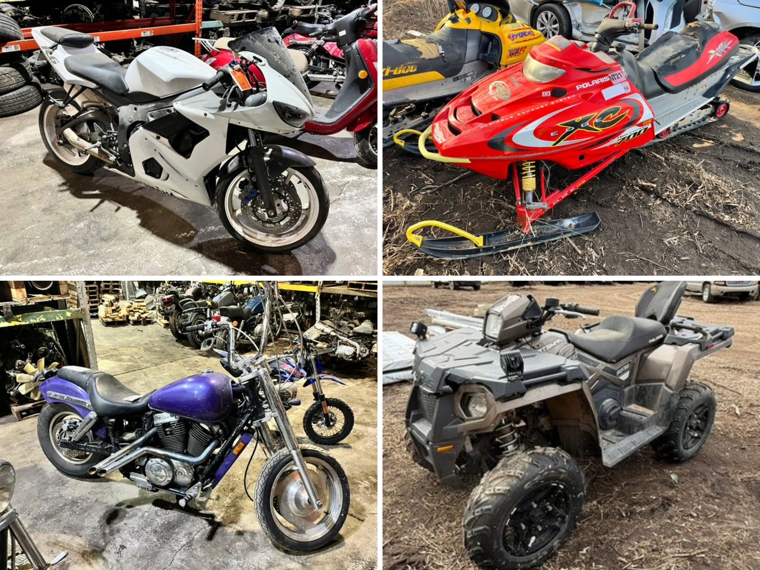 Motorcycles, Snowmobiles & Powersports Impound Auction (136835)
