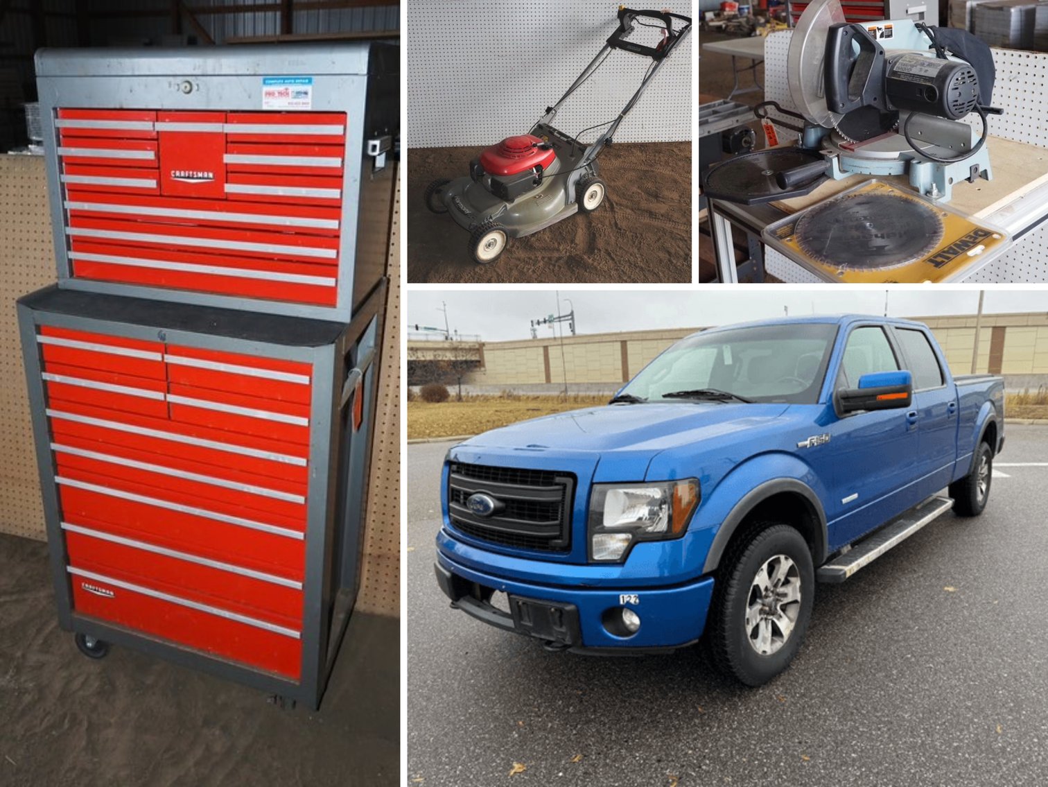 2013 Ford F-150, Tools, Lawn & Garden (133284)