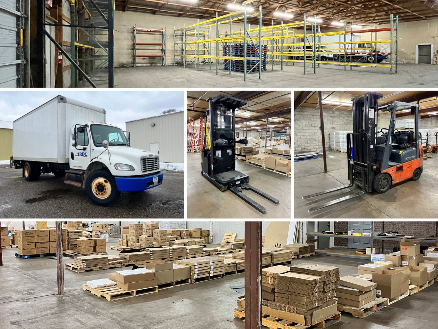 Warehouse Equipment and School Supplies  126907