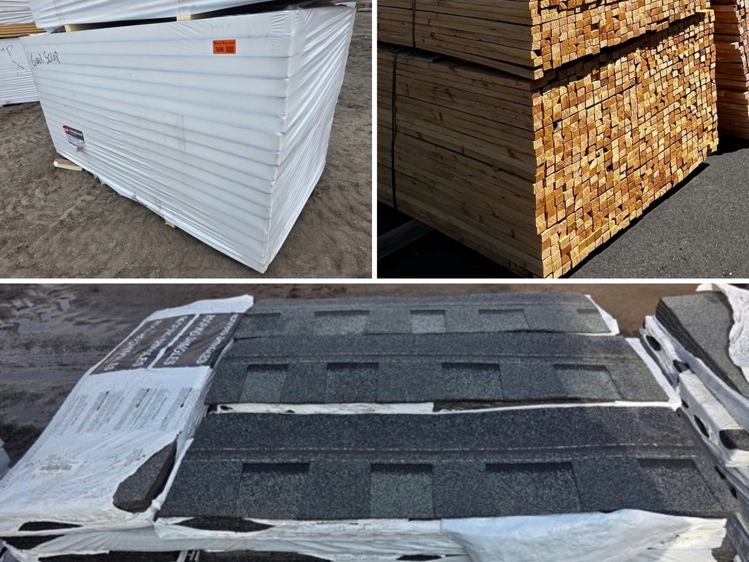 New Slate Grey Shingles, GAF EnergyGuard Polyiso Insulation & Kiln Dried and Heat Treated SPF Lumber (139176)